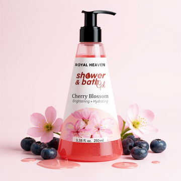 Royal Heaven Cherry Blossom Shower Gel – Enriched with Cherry Rose, Blueberry & Japanese Cherry Extracts – 250ml
