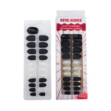 Royal Heaven by Scott Summer 24-Piece Bridal Nail Set – Elegant & Long-Lasting Designs