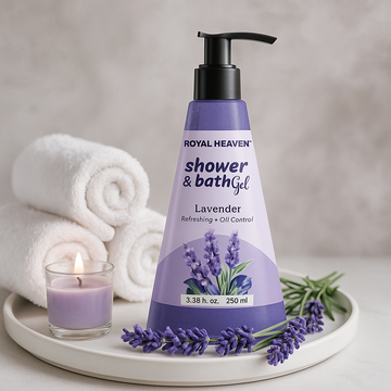 Royal Heaven Lavender Shower Gel โ With Lavender Extract & Aloe Vera โ 250ml