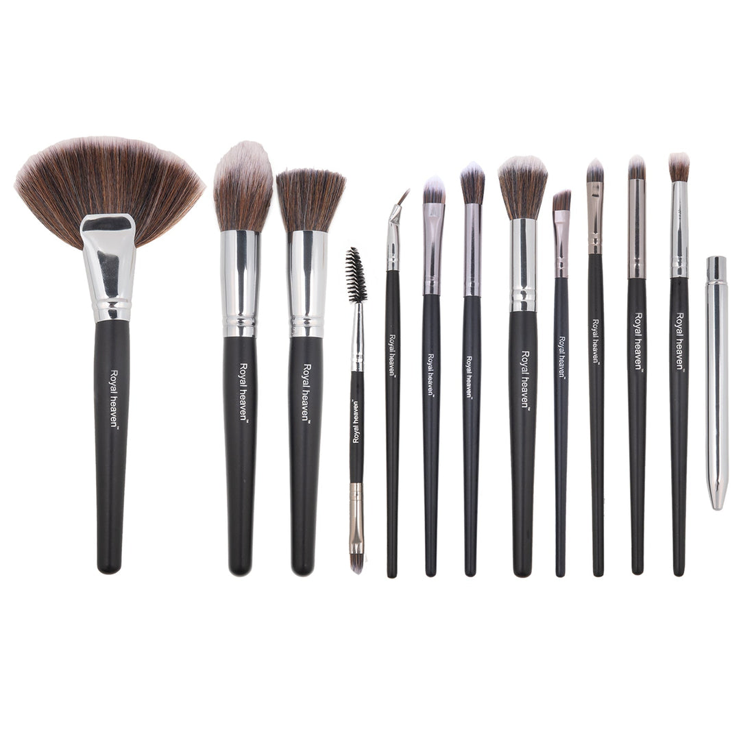 3-Piece Professional Makeup Brush Set - Studio Pro Quality