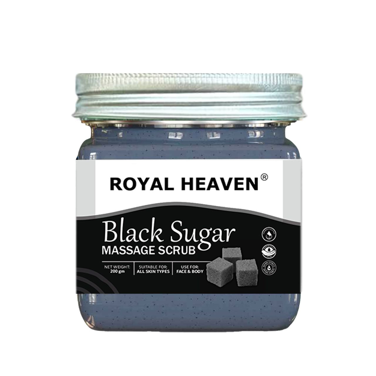 Black Sugar Massage Scrub – Deep Exfoliation & Hydration