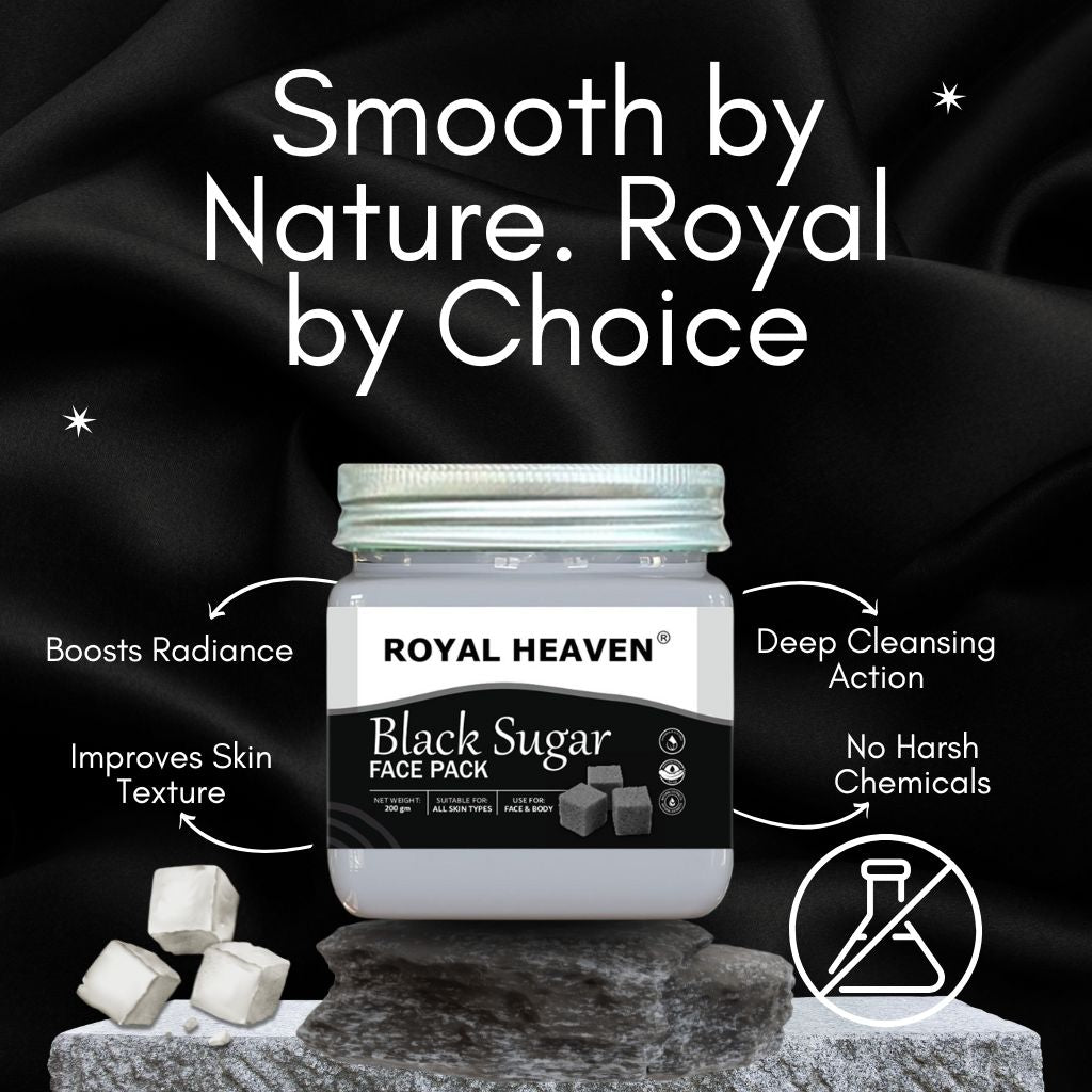 Black Sugar Massage Face Pack Purify, Nourish, and Glow — the Natural Way