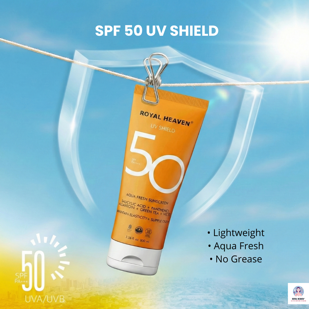 Royal Heaven SPF 50 Sunscreen - India’s Most Lightweight, Broad Spectrum Sun Protection