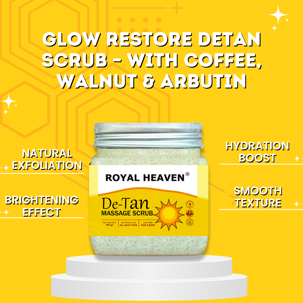 De-Tan Scrub for Face & Body | Deep Exfoliation & Glow Boost