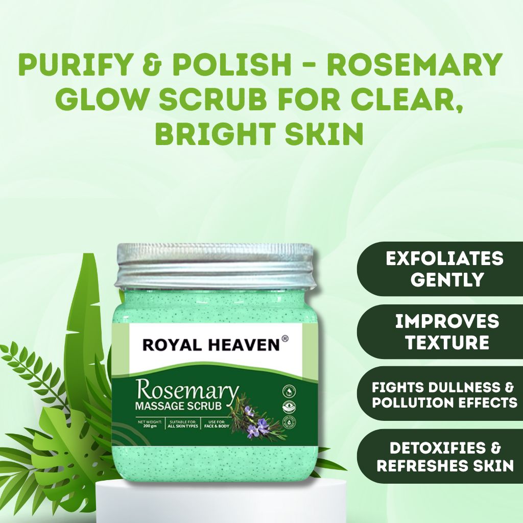 Rosemary Scrub for Glow Boost Exfoliating Scrub