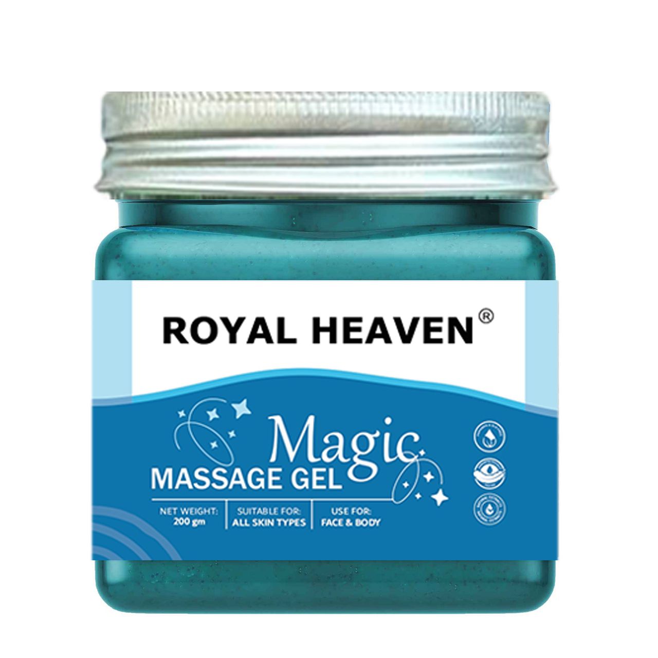 Royal Heaven Massage Gel – Nature’s Royal Elixir – For Soft, Bright, Tan-Free Skin
